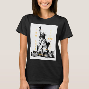 New York City Ny Nyc Freiheitsstatue  T-Shirt