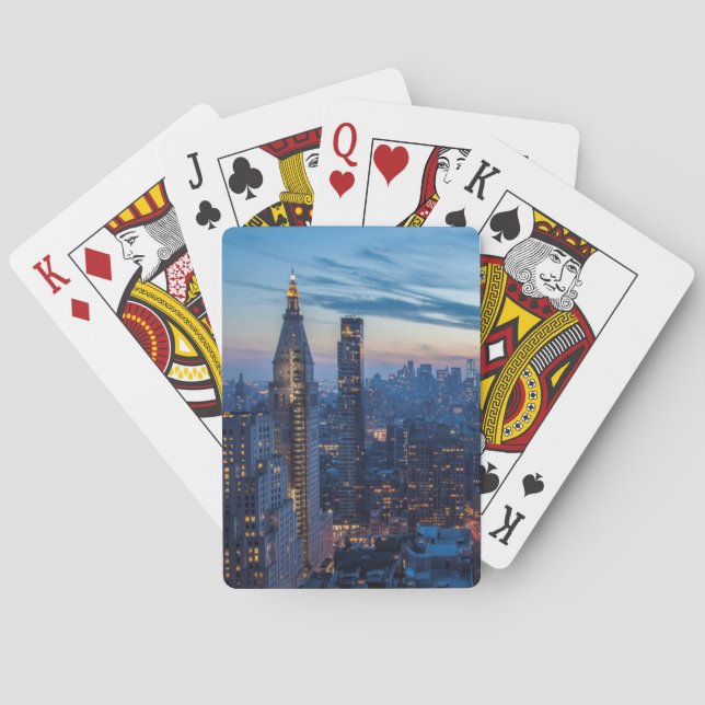 New York City, NY, USA Spielkarten (Rückseite)