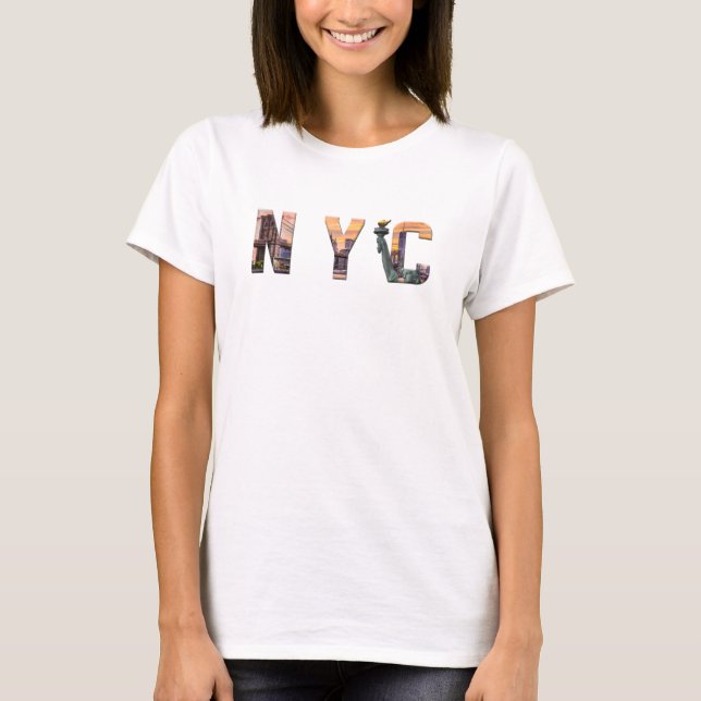 New York City [NYC] Bilder von New York T-Shirt (Vorderseite)