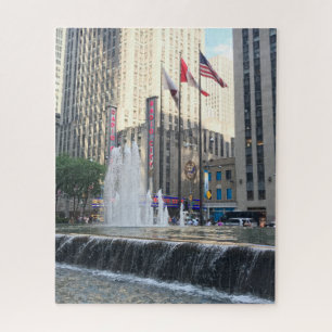 New York City NYC Fountain Sixth Avenue Fotografie