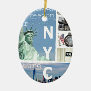 New York City Nyc Keramik Ornament