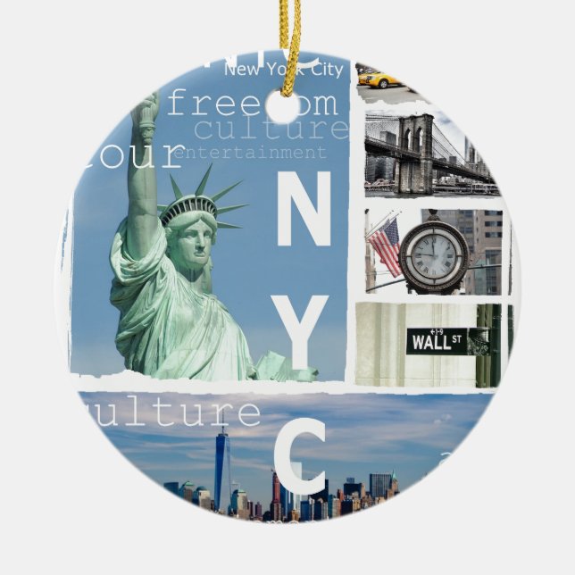 New York City Nyc Keramikornament (Vorne)