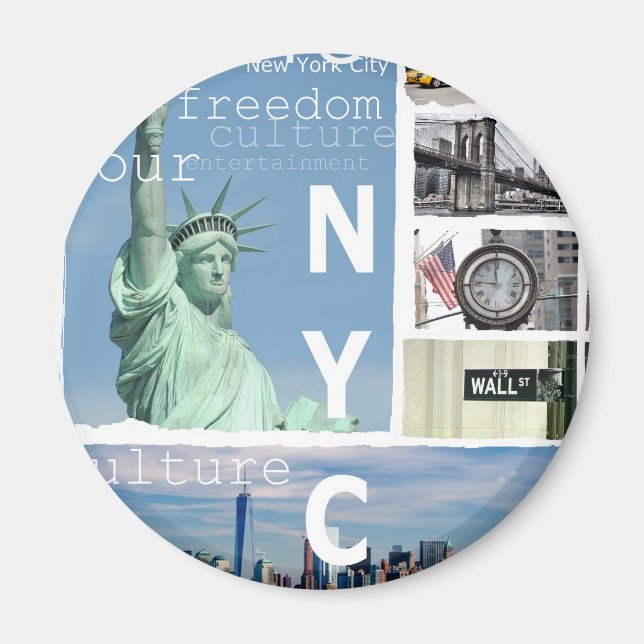New York City Nyc Magnet (Vorne)