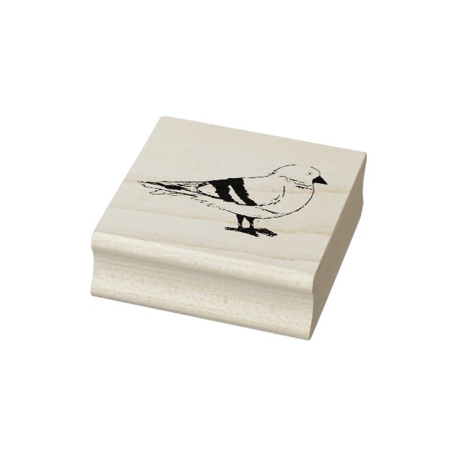 New York City NYC Pigeon Dirty Bird Seagull Animal Gummistempel (Stempel)