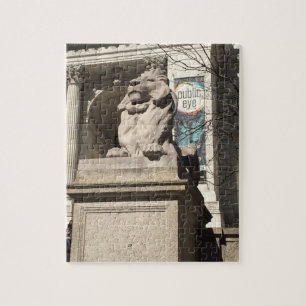New York City NYC Public Library Lion Statue