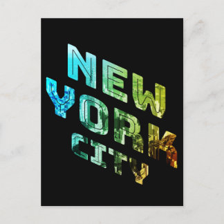 New York City NYC Skyline Downtown Manhattan Metro Postkarte