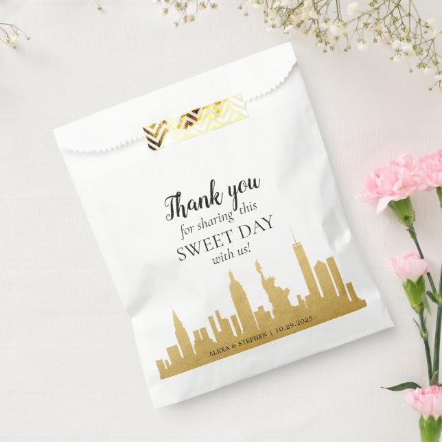 New York City NYC Skyline Leckerei Goody Geschenktütchen (Versiegelt)