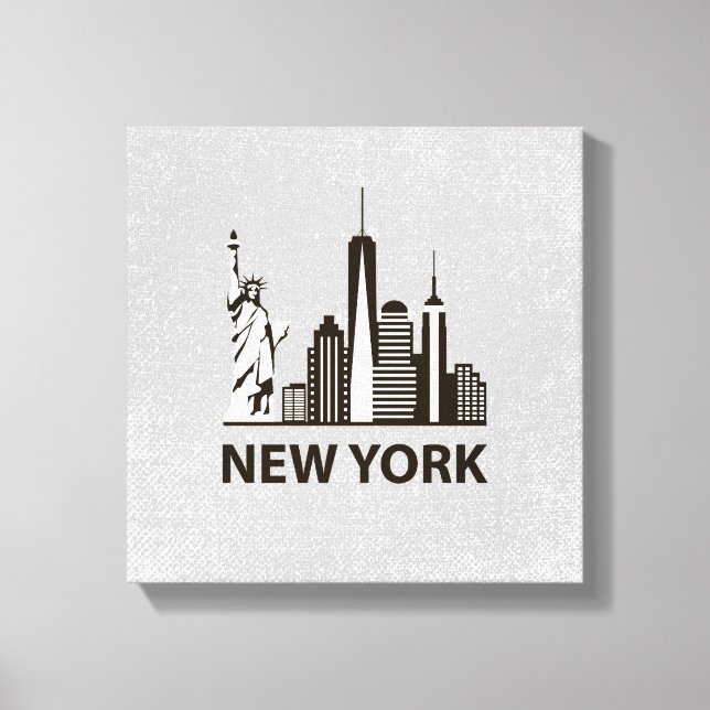 New York City | NYC Skyline Leinwanddruck (Vorderseite)