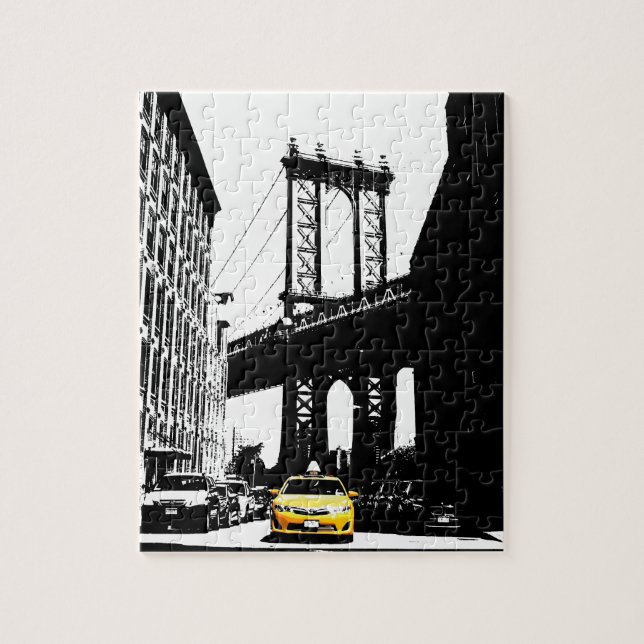 New York City Nyc Yellow Taxi Pop Art (Vertikal)