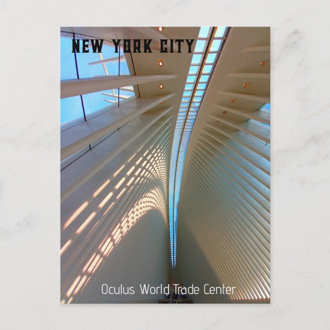 New York City - Oculus World Trade Center Postkarte (Vorderseite)