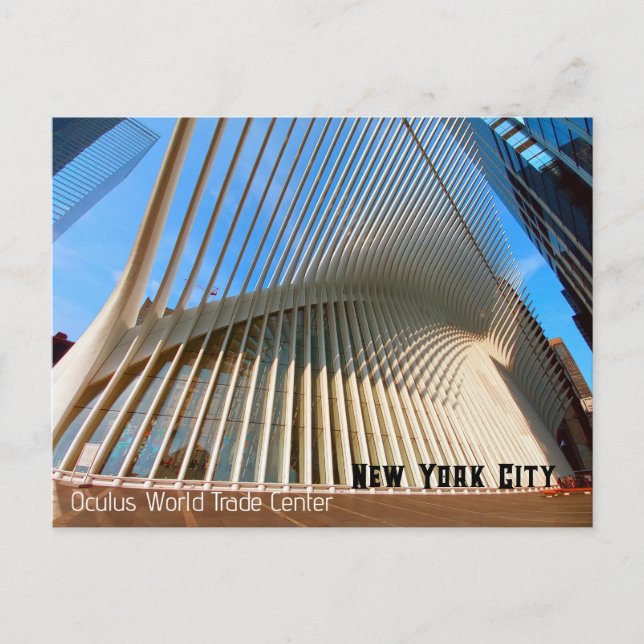 New York City - Oculus World Trade Center Postkarte (Vorderseite)