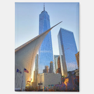 New York City - One World Trade Center and Oculus Magnet