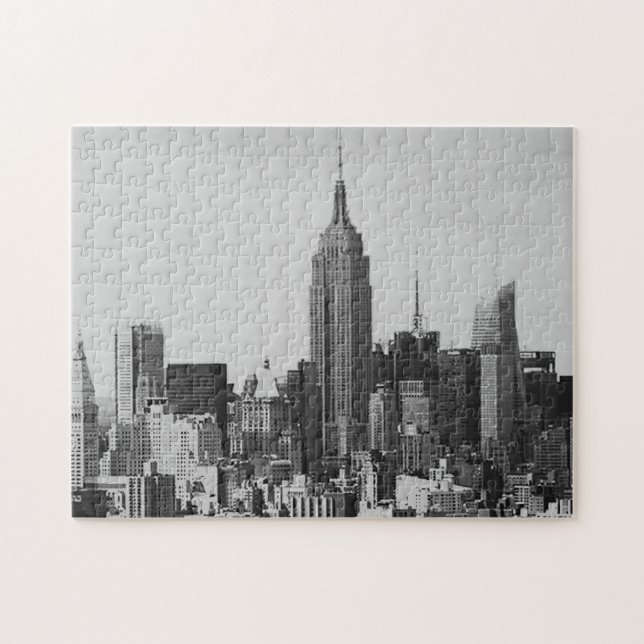 New York City Panorama Schwarz-weiß (Horizontal)