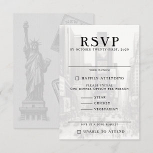 New York City Passport RSVP Karte