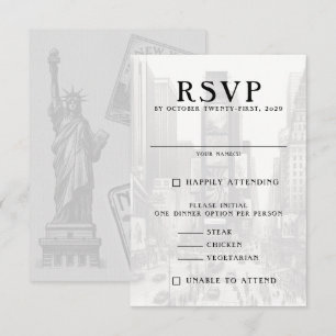 New York City Passport RSVP Karte