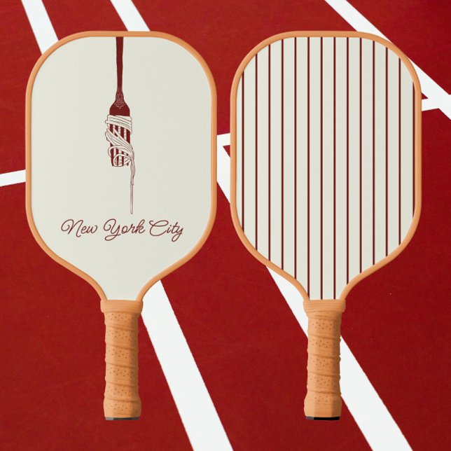 New York City Pasta Pickleball Schläger (Von Creator hochgeladen)