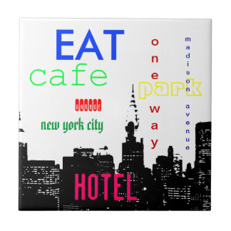 New York City Pop Art Fliese
