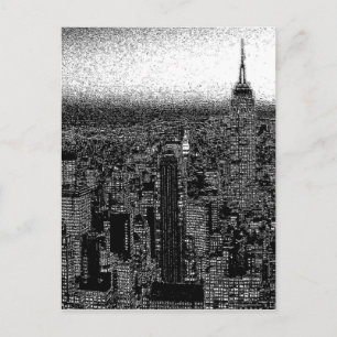 New York City Pop Art Postkarte