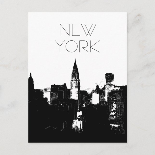 New York City Pop New York Postkarte (Vorderseite)