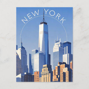 New York City Postcard Postkarte