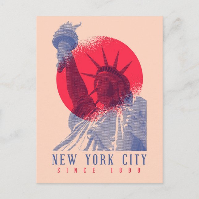 New York City Postcard Postkarte (Vorderseite)