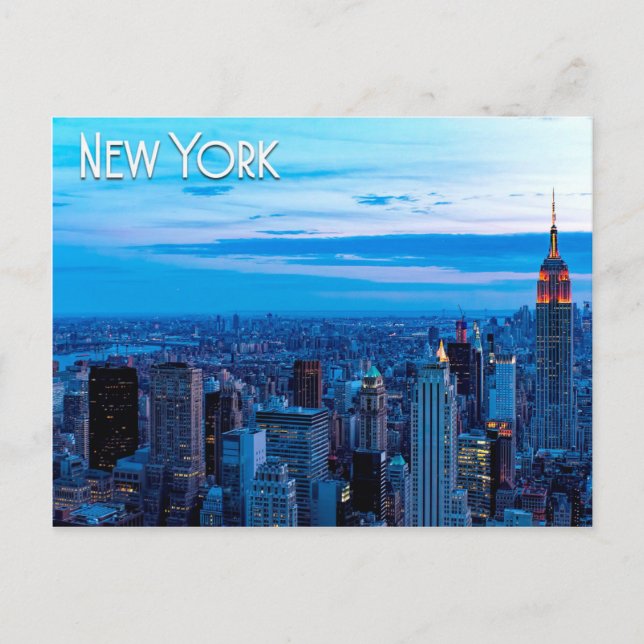 New York City Postkarte (Vorderseite)