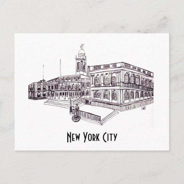 New York City Postkarte (Vorderseite)
