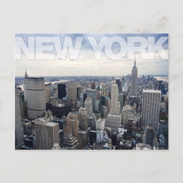 New York City Postkarte (Vorderseite)