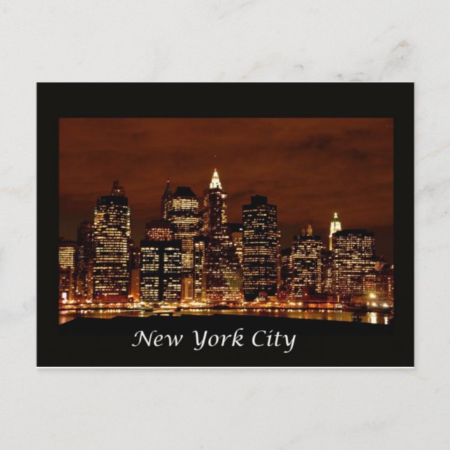 New York City Postkarte (Vorderseite)