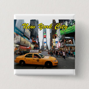 New York City Professionelles Foto Button
