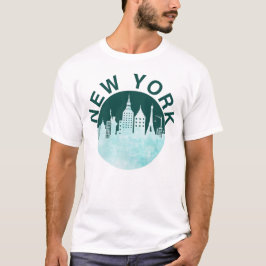 New York City Retro Skyline Graphic, Urban Street T-Shirt
