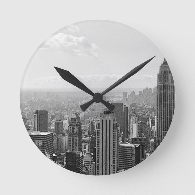 New York City Runde Wanduhr (Vorderseite)