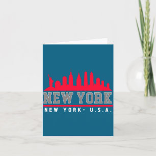 New York City schöne Skyline Karte