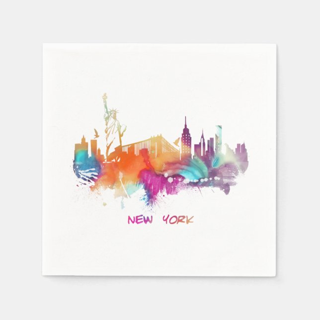 New York City Serviette (Vorderseite)