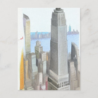 New York City Sketch Art Card Postkarte