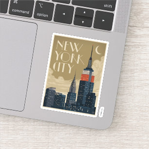 New York City Skyline Aufkleber