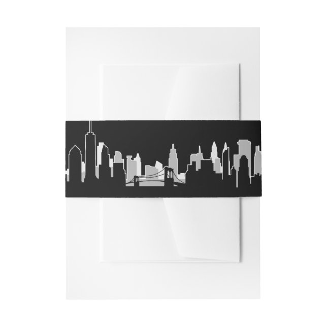 New York City Skyline Belly Band (Vorderseite Beispiel)