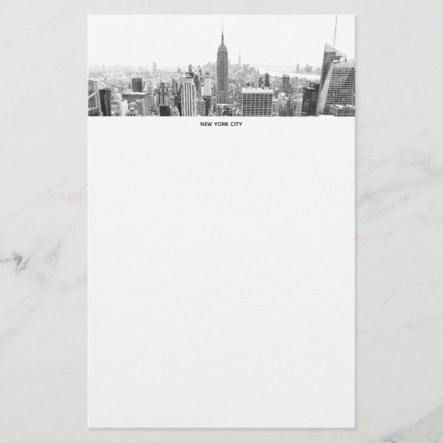 New York City Skyline Briefpapier (Vorderseite)