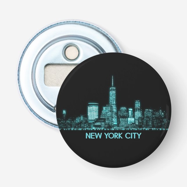 New York City Skyline Flaschenöffner (Vorderseite)