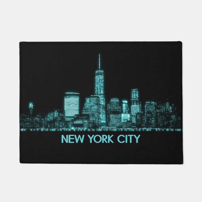 New York City Skyline Fußmatte (Vorderseite)