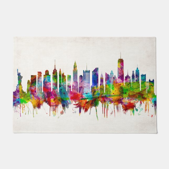 New York City Skyline Fußmatte (Vorderseite)