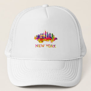 New York City Skyline hell bunt Truckerkappe