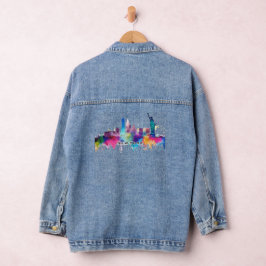 New York City Skyline Jeansjacke