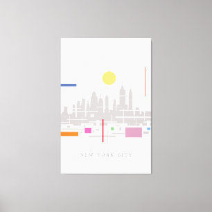 New York City Skyline Leinwanddruck