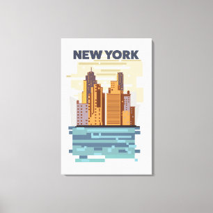 New York City Skyline Leinwanddruck