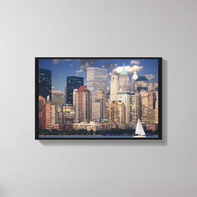New York City Skyline Leinwanddruck (Vorderseite)