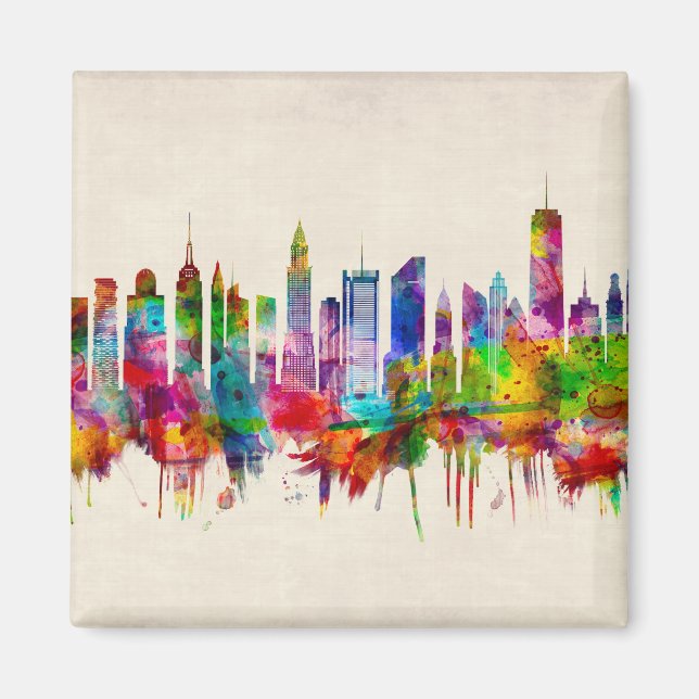 New York City Skyline Magnet (Vorne)