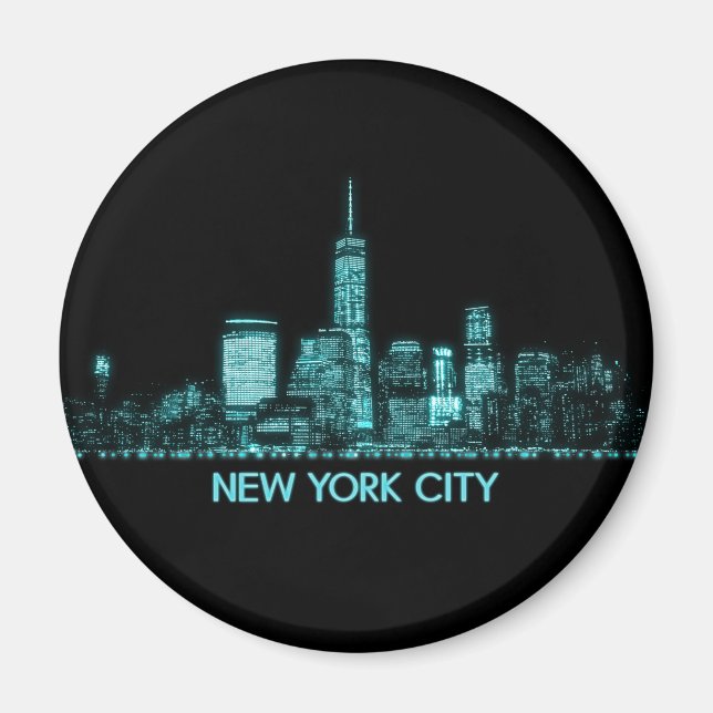 New York City Skyline Magnet (Vorne)