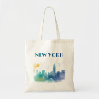 New York City Skyline NYC Travel America Liberty Tragetasche