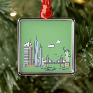 New York City Skyline - Ornement